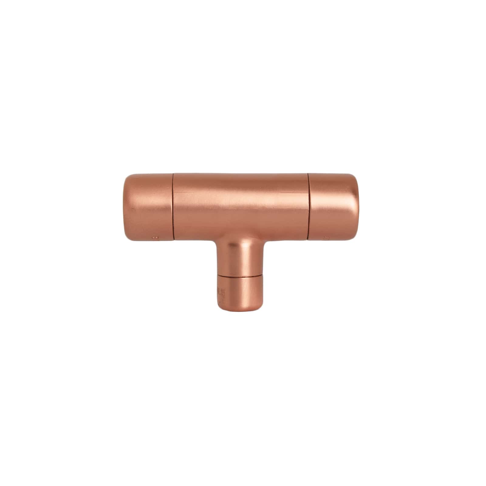 Copper Knob T-shaped Thick-Bodied - On White Background