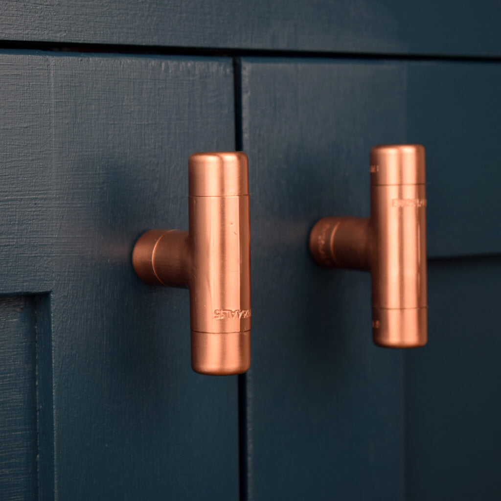 Copper Knob T-shaped - Proper Copper Design