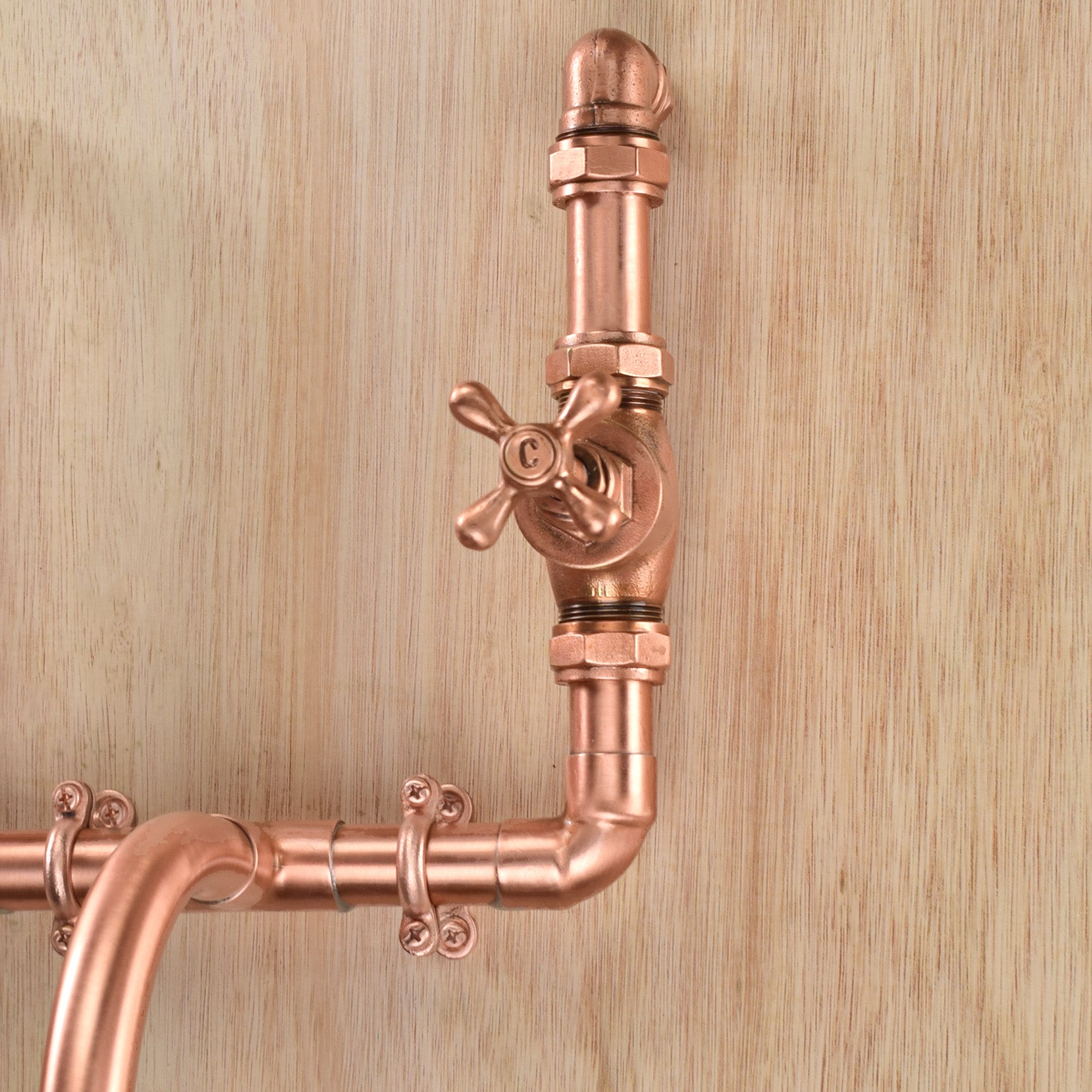 Copper Tap - Purity - Handmade unique crosshead tap