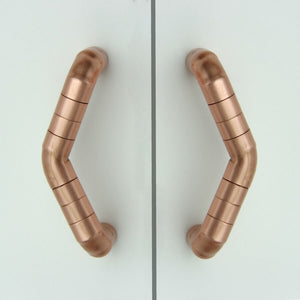 Copper Pull Handle - V-shaped - Front Shot