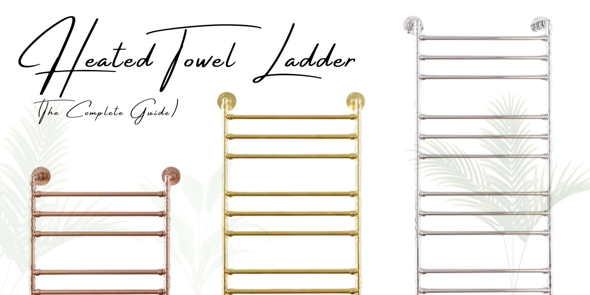 Hetaed towel ladder
