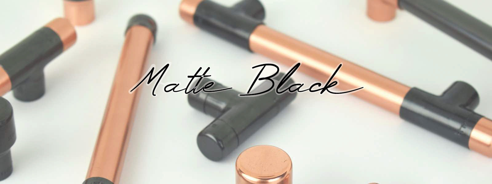Matt Black Copper Handles and Kitchen Hardware