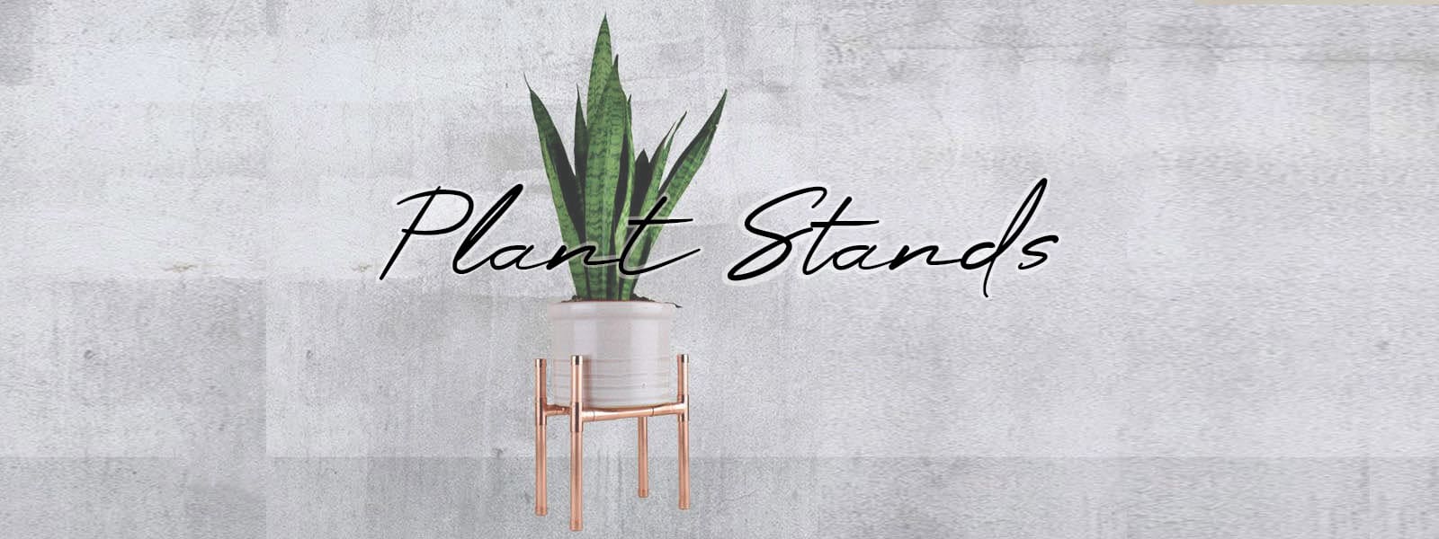 Copper Plant Stands