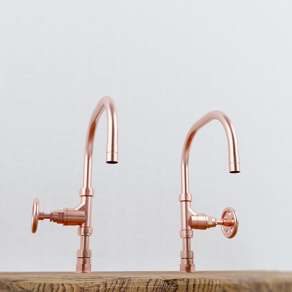 Coral Twin Fully Copper Taps - Proper Copper Design