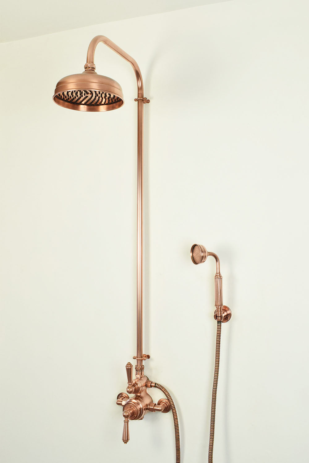 copper luxury bathroom shower