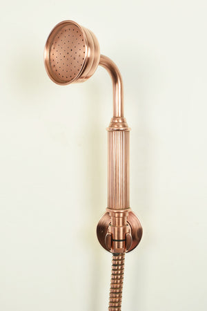 copper handheld shower