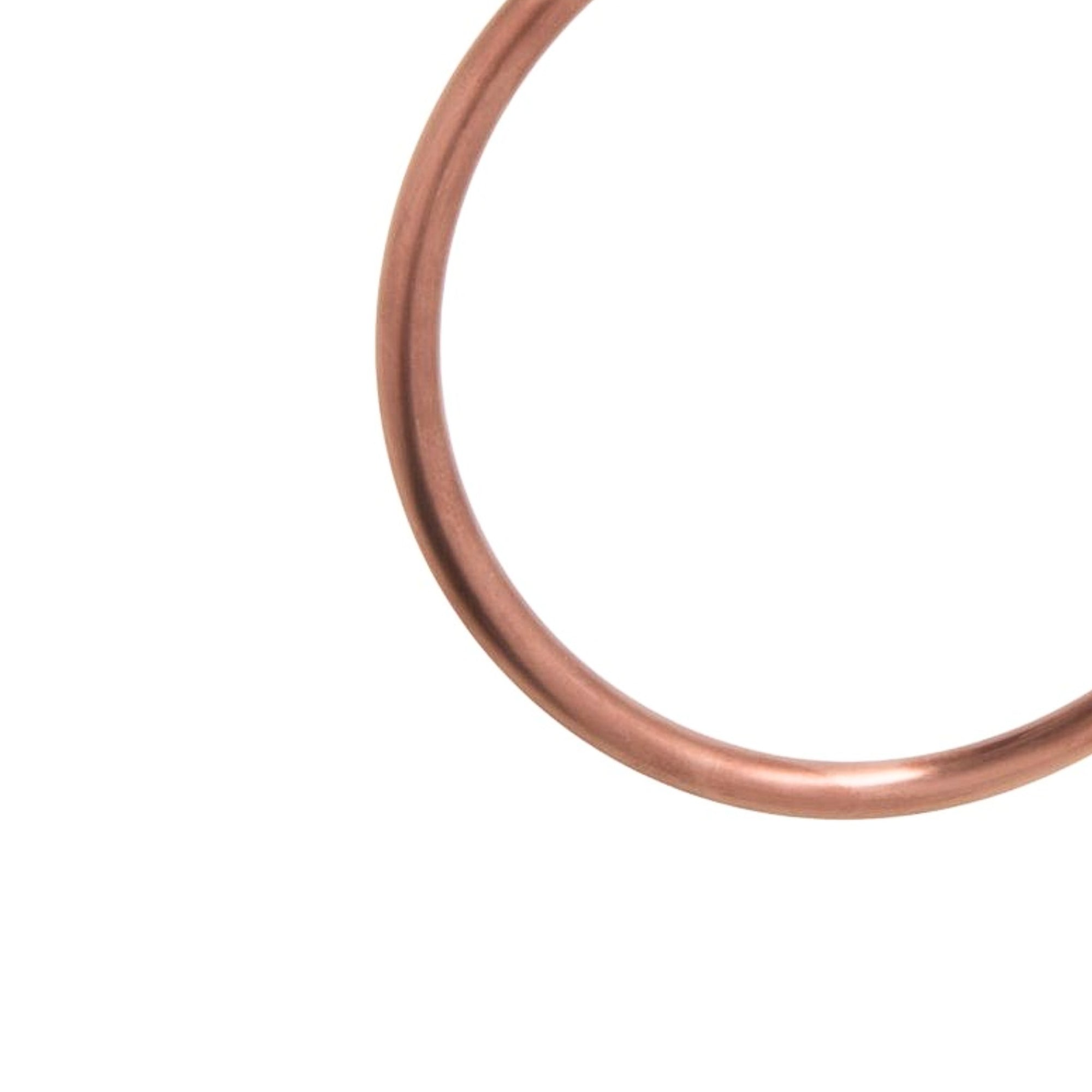copper towel bar
