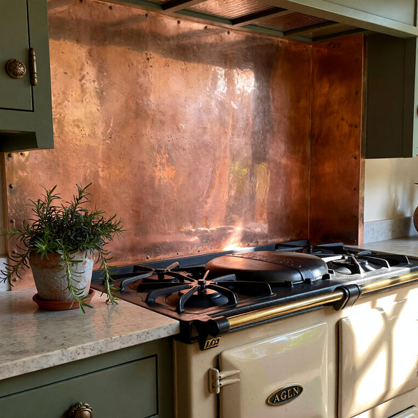Copper Kitchen Splashback | Handmade in the UK - Proper Copper Design