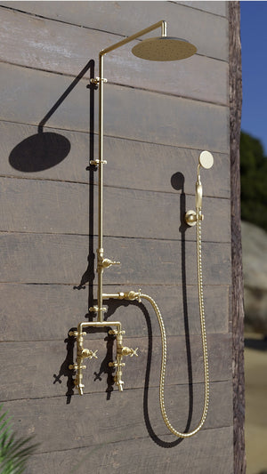 brass shower seaside-beach-handheld-shower