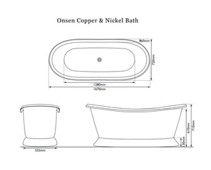 The Onsen Copper & Nickel  Bath