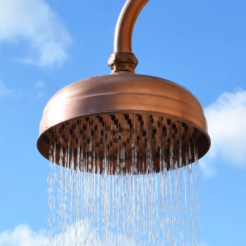 running copper shower