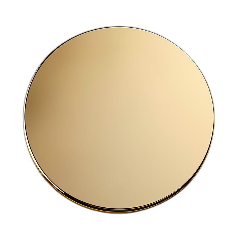 high polished brass disc