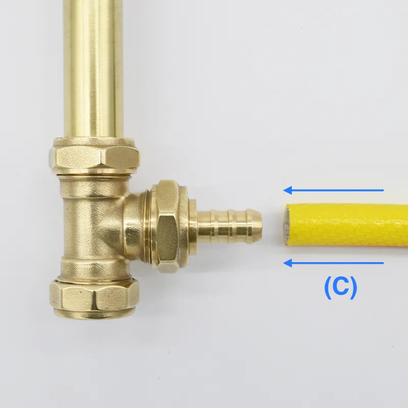 hose powered shower hose barn