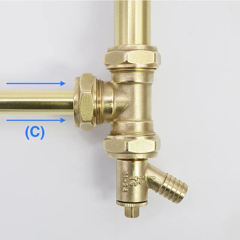 brass water inlet