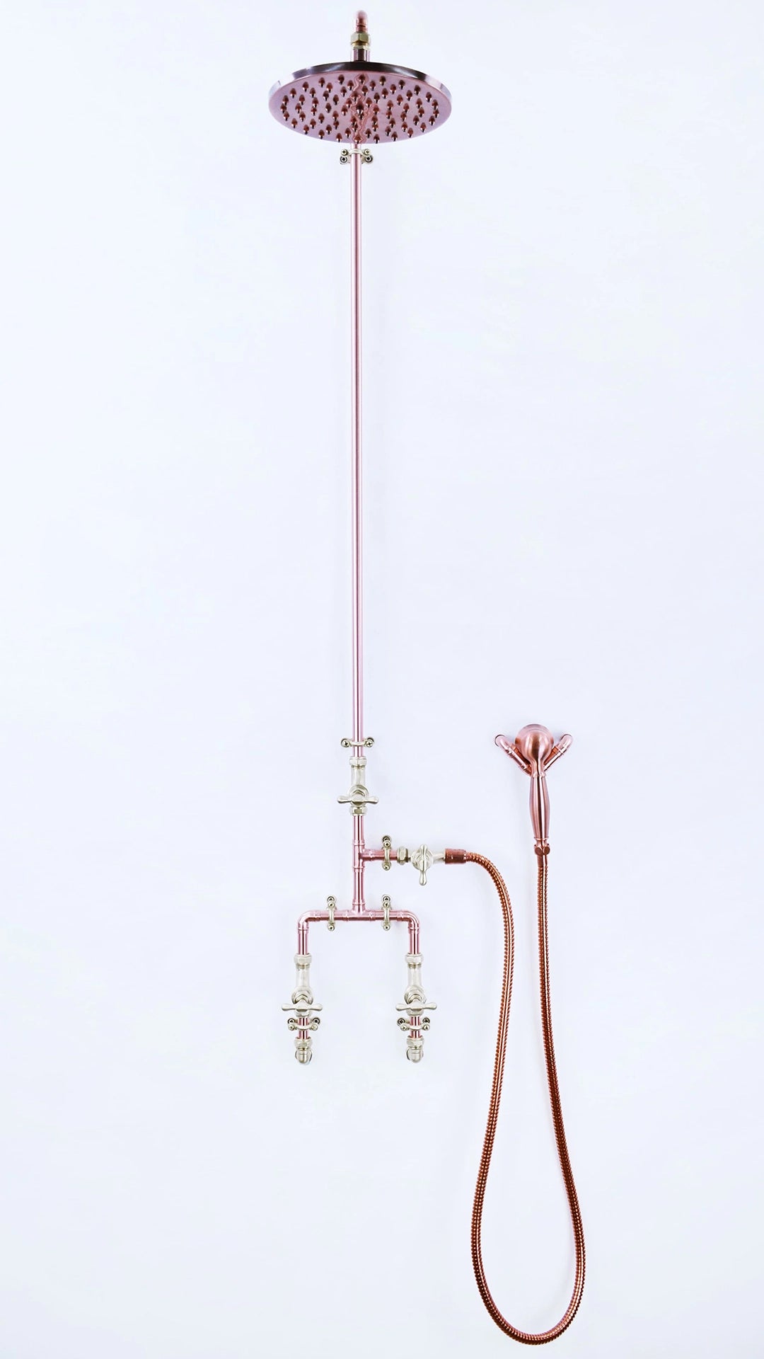 Copper Shower with Handset - Kintampo - Proper Copper Design