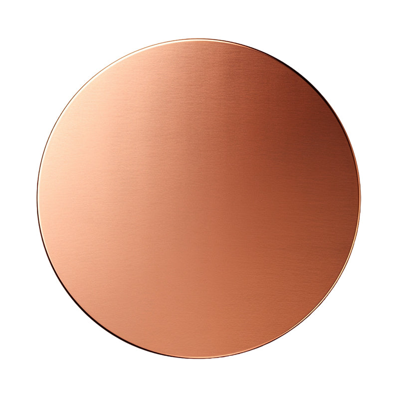 Satin copper finish tile
