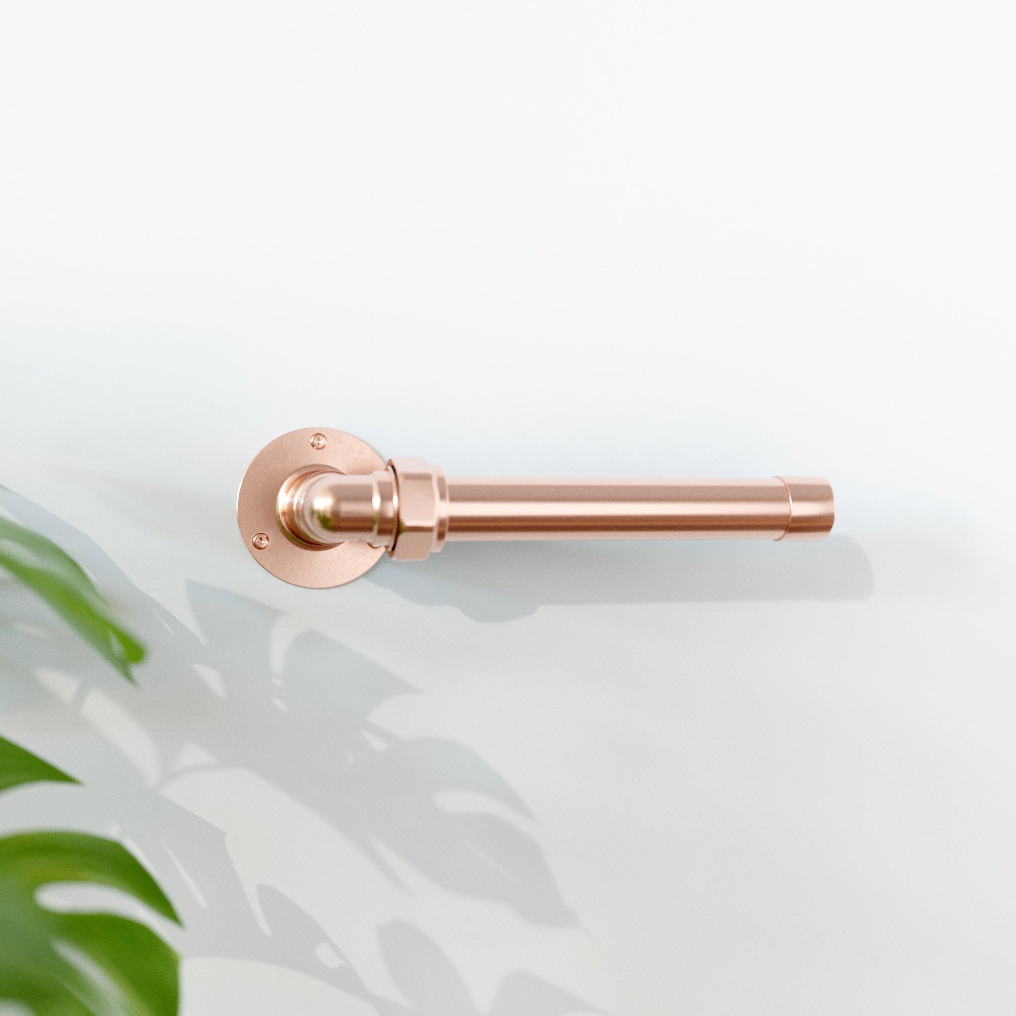 Copper toilet roll holder