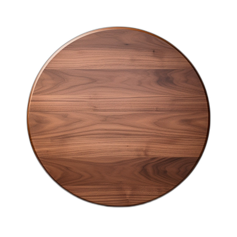 walnut wood tile disc