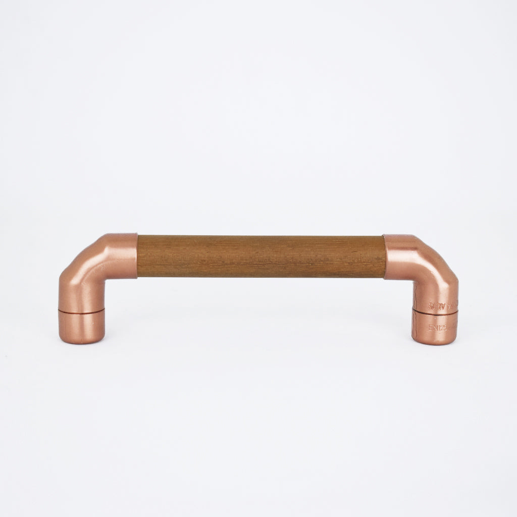 Copper Handle with Sapele - Proper Copper Design