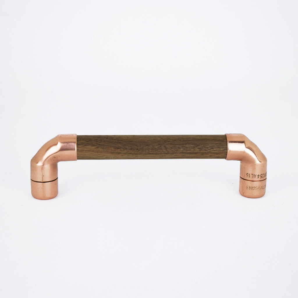 Copper Pull with Walnut - Proper Copper Design