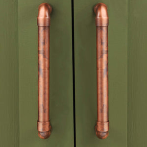 Aged Copper U-Pull Handle - Proper Copper Design - knobs - Pulls