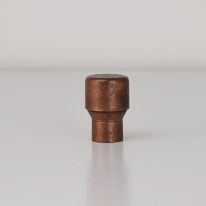 Aged Copper Raised Dimple Knob - Proper Copper Design