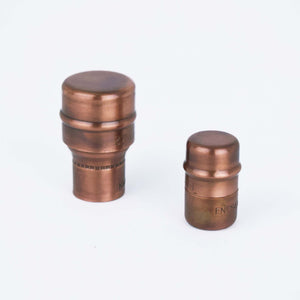 Copper Knob - Raised - Aged - Two Knobs