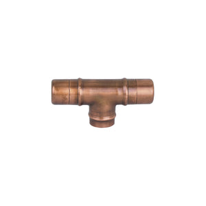 Compact copper handle for drawers and cupboards