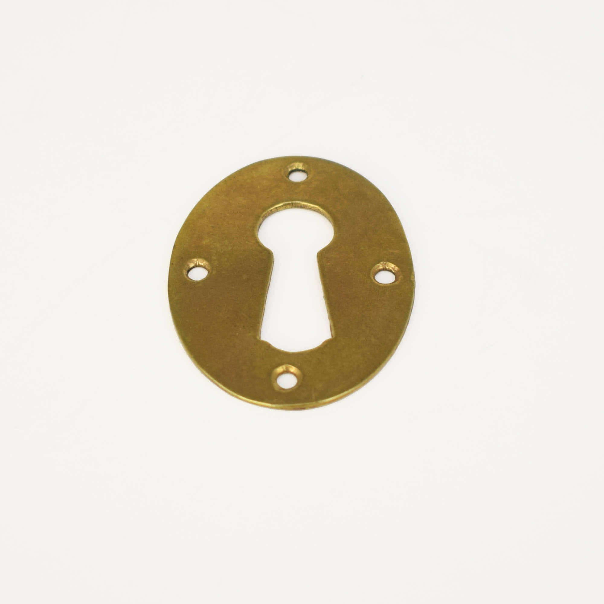 Classic Keyhole Plate, Finish Satin Bronze, Material Brass, Screw/Nail  135140-xxx (Not Included), Projection - Overall Dimensions 176 mm - HANDYCT