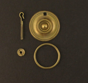 Brass Victorian Ring Pull parts