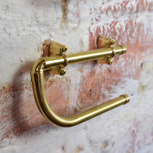 Brass toilet roll holder 