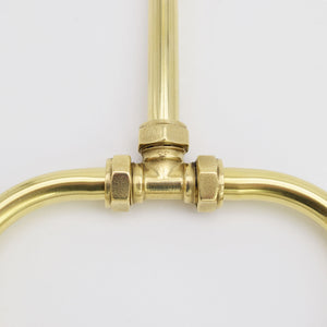 brass tap closeup detail