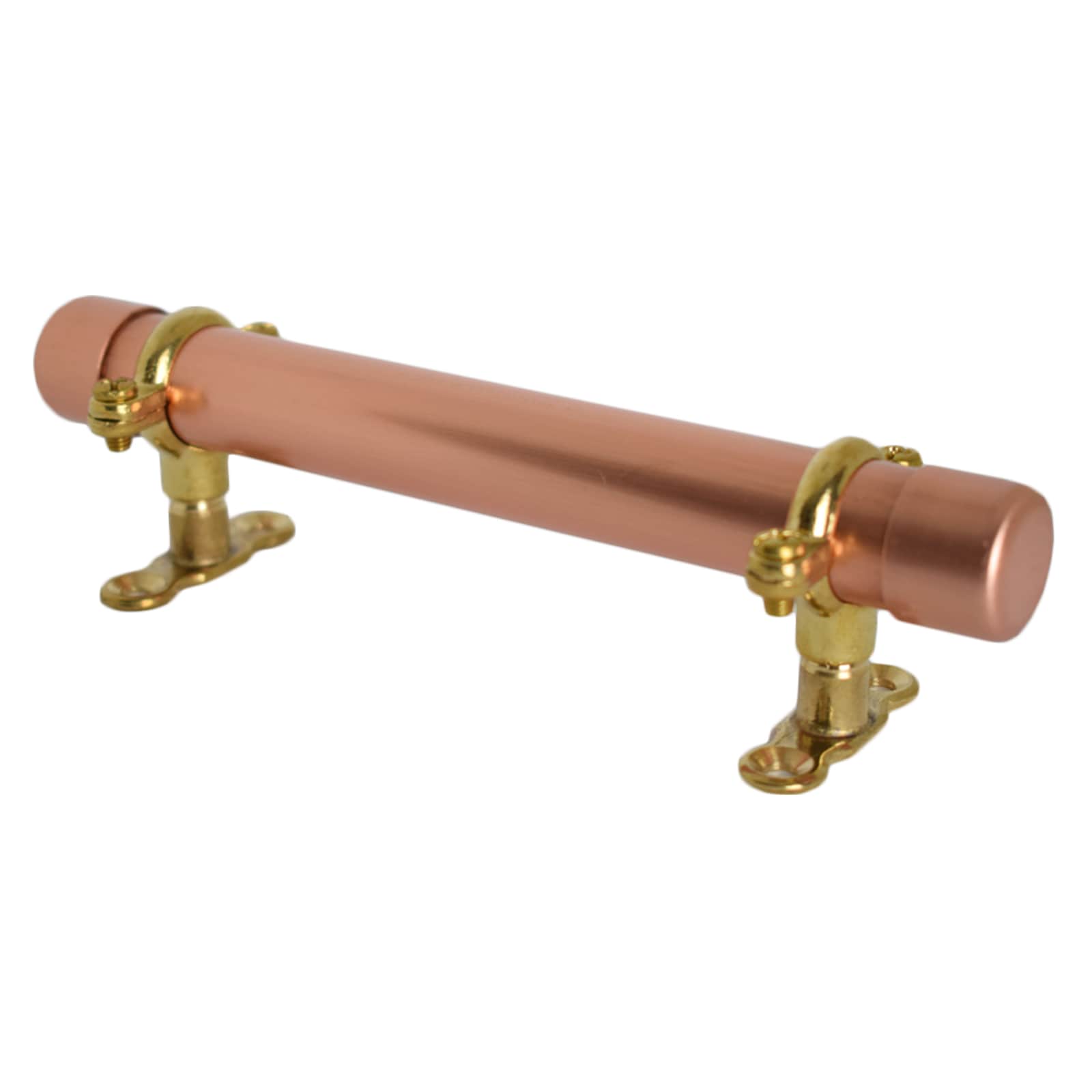 Brass Bracket Pull Thick-bodied - Proper Copper Design