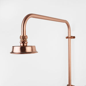 Crafted from premium materials, this copper shower head is both durable and functional, delivering a powerful and invigorating shower experience.