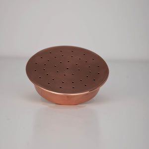 Copper Shower Head - Small Shower Rose - Proper Copper Design polished