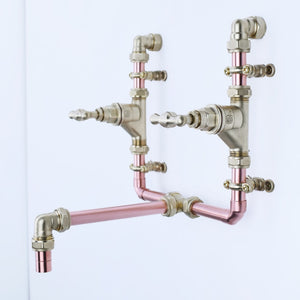 Copper Mixer Tap Cauto - Viewed from an angle