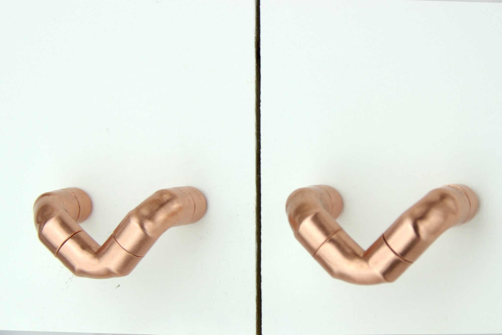 Copper Pull V-shaped 90* - Two Handles