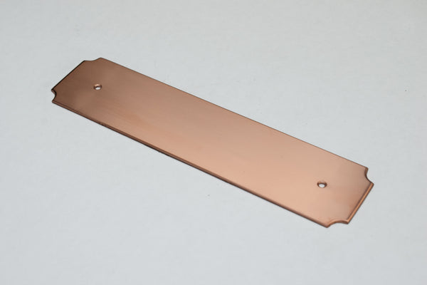 Traditional Copper Backplate / Proper Copper Design