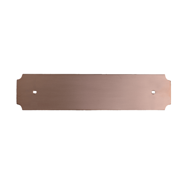 Traditional Copper Backplate / Proper Copper Design