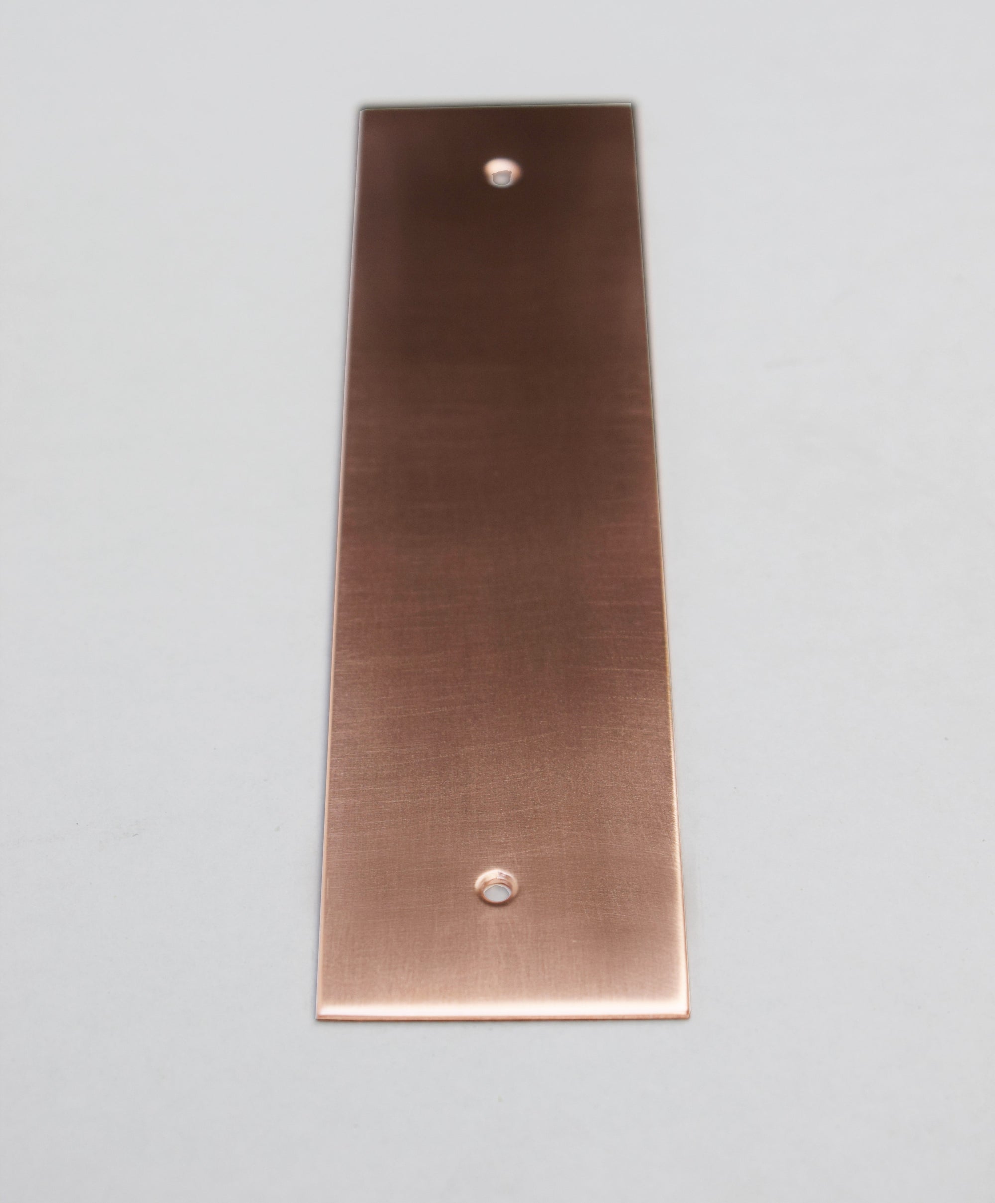 Rectangular Copper Backplate - Side view