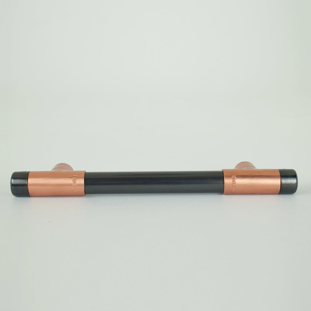 Matt Black Handle and Copper Mix - Flat on white surface