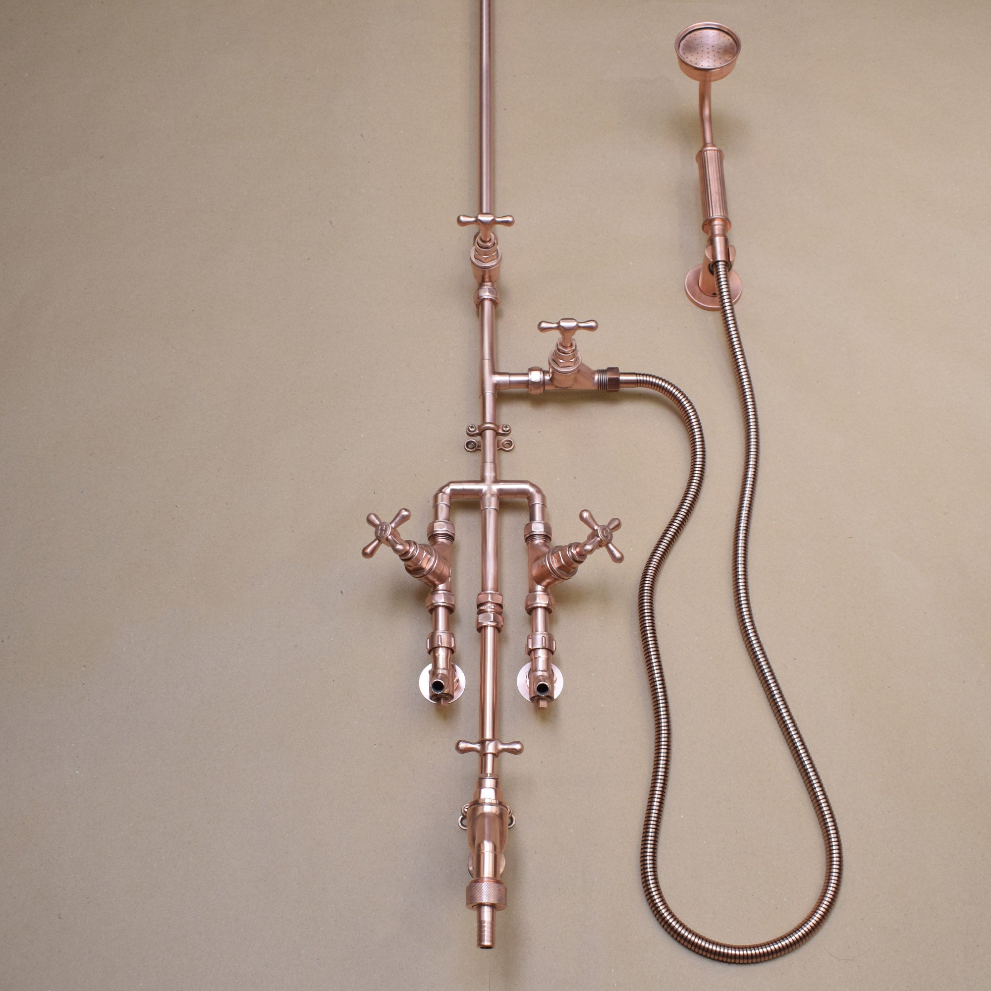 garden shower made from copper perfect for enhancing your outdoor oasis