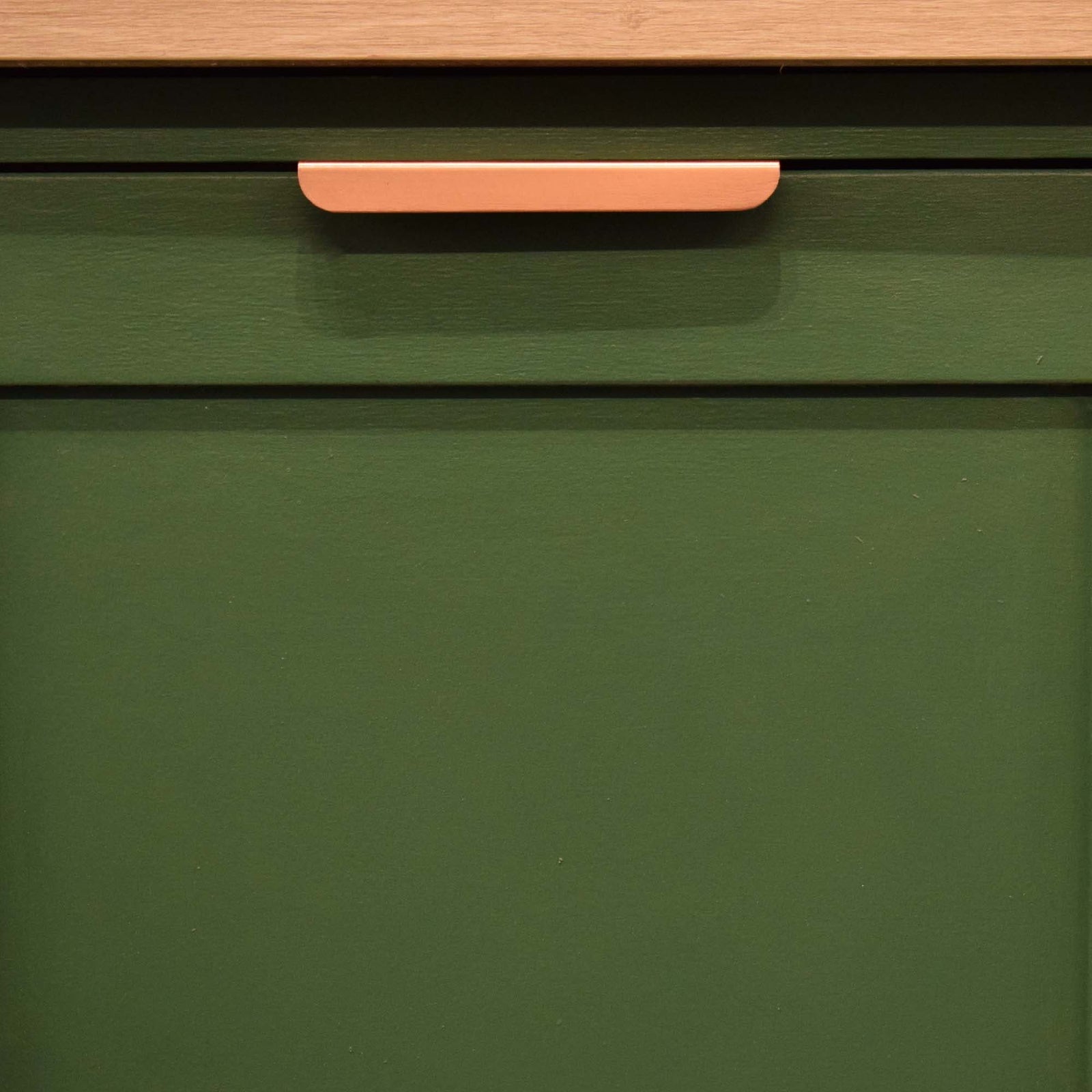 Folded Copper Lip Pull - Proper Copper Design