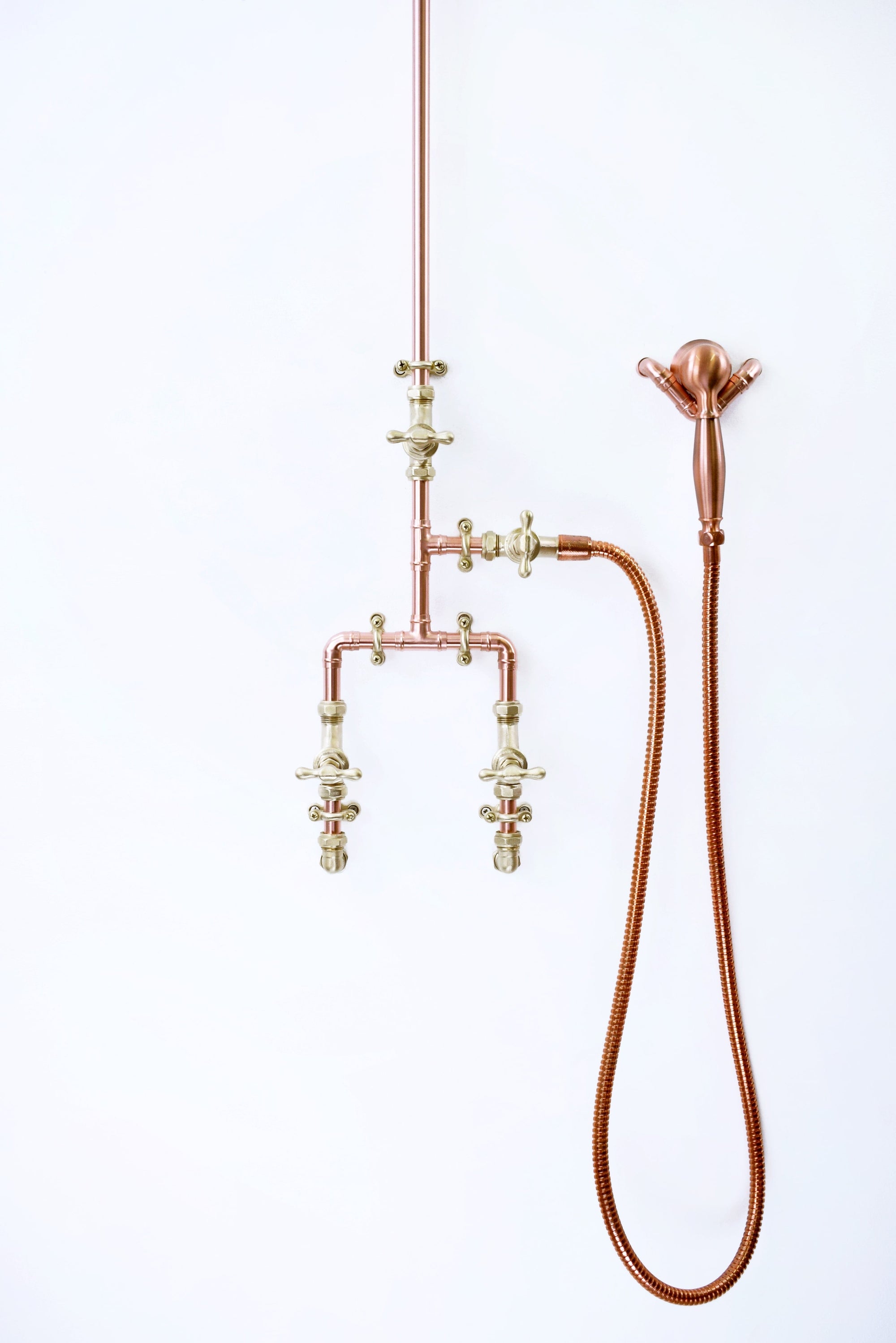 Get the spa treatment at home with our luxurious copper shower and handset, designed to deliver a soothing and rejuvenating shower experience - Proper Copper