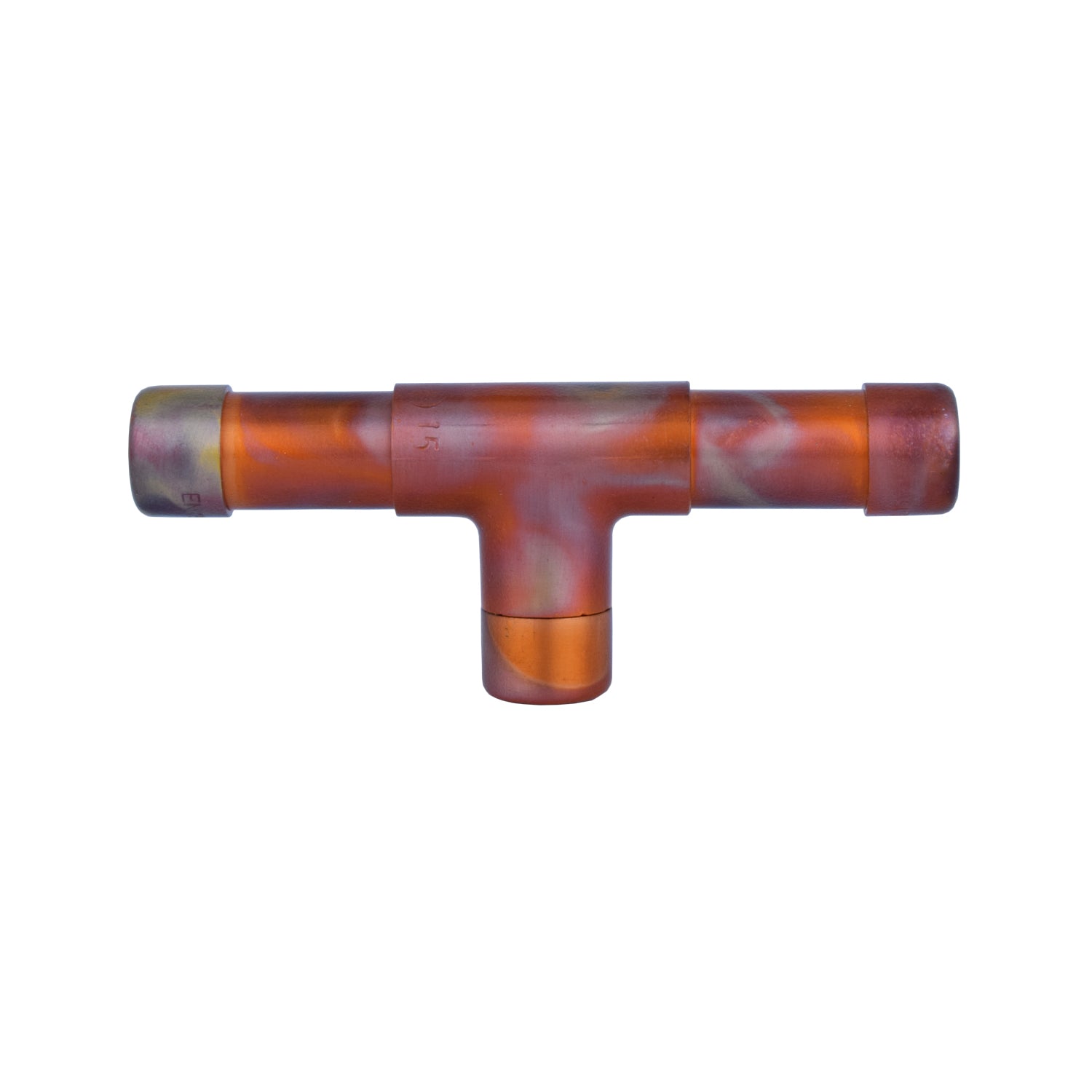 Copper Knob - Marbled Extended T-Shape - Proper Copper Design