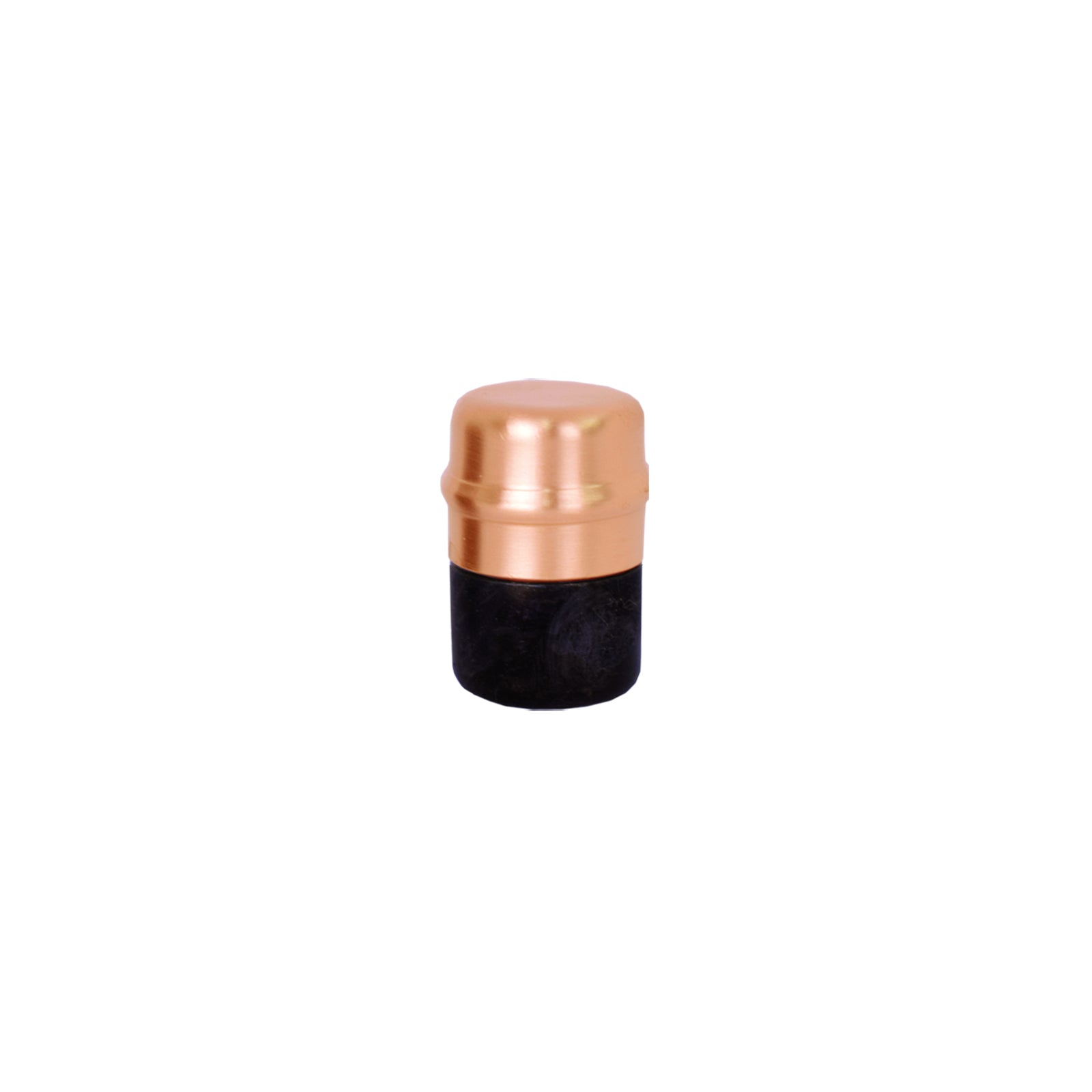 Matt Black Knob - Satin Copper Mix - Proper Copper Design