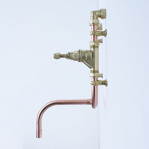 Copper Mixer Tap side view