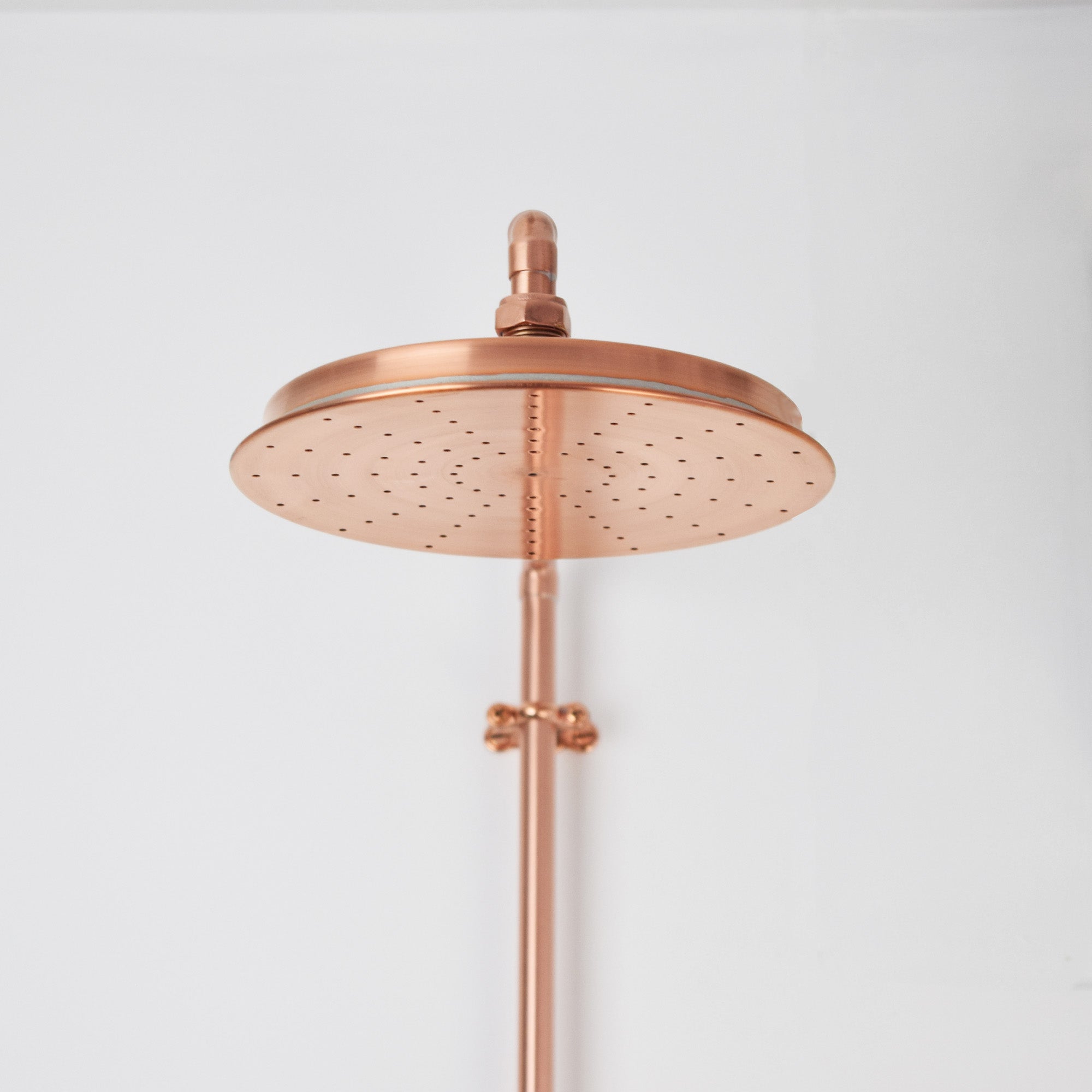 Indoor and Outdoor Showers Made in England by Proper Copper Design