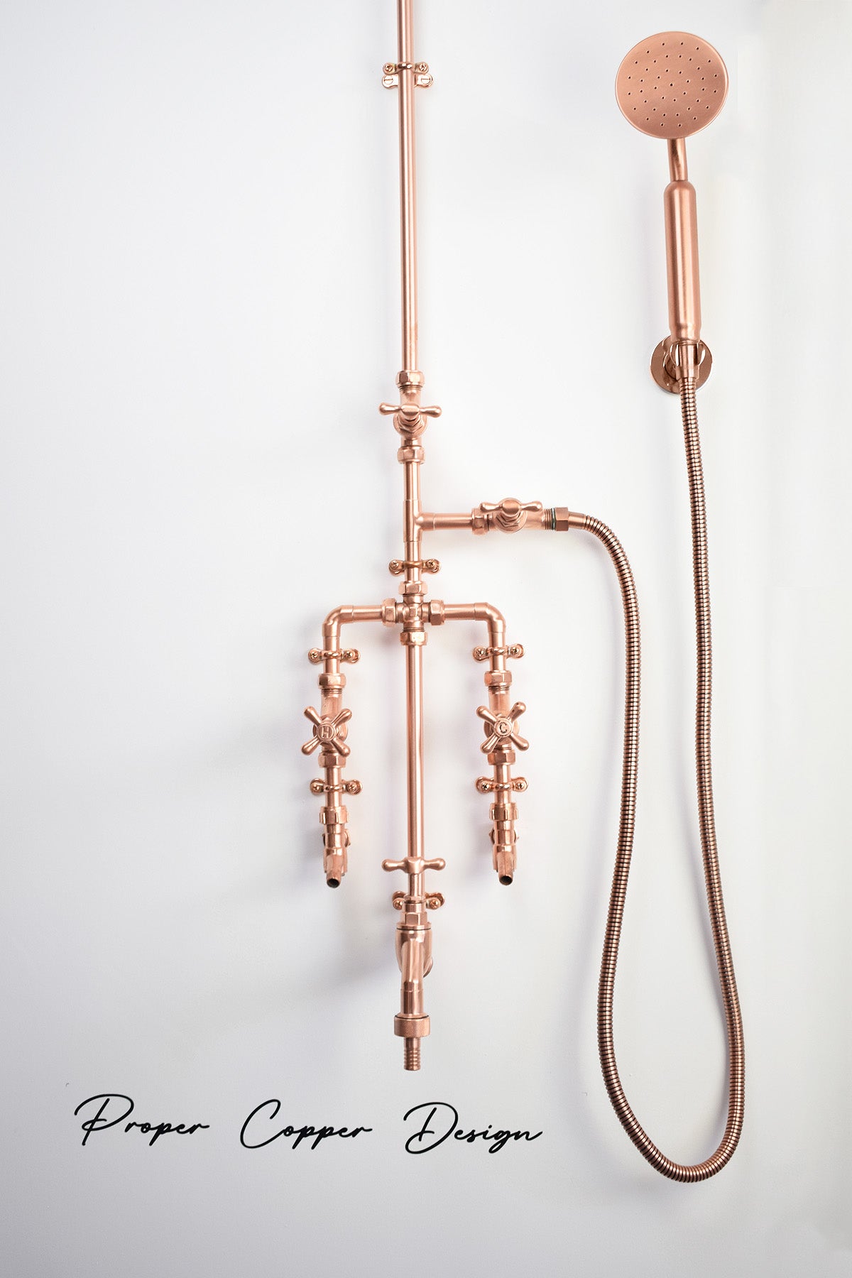 copper shower perfect for your outdoor shower fixtures Australia