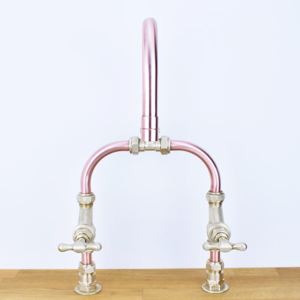 Surface Mounted Taps for Kitchen or Bathroom - Proper Copper Design